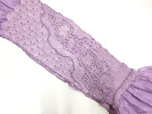 正絹　絞り　帯揚げ